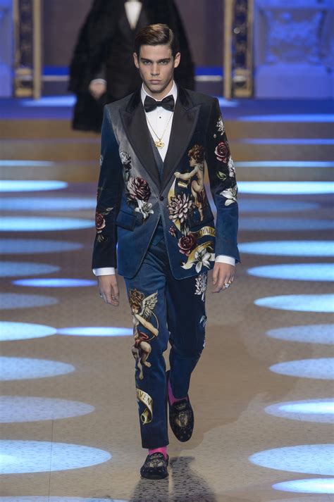 dolce gabbana 18 fall show men